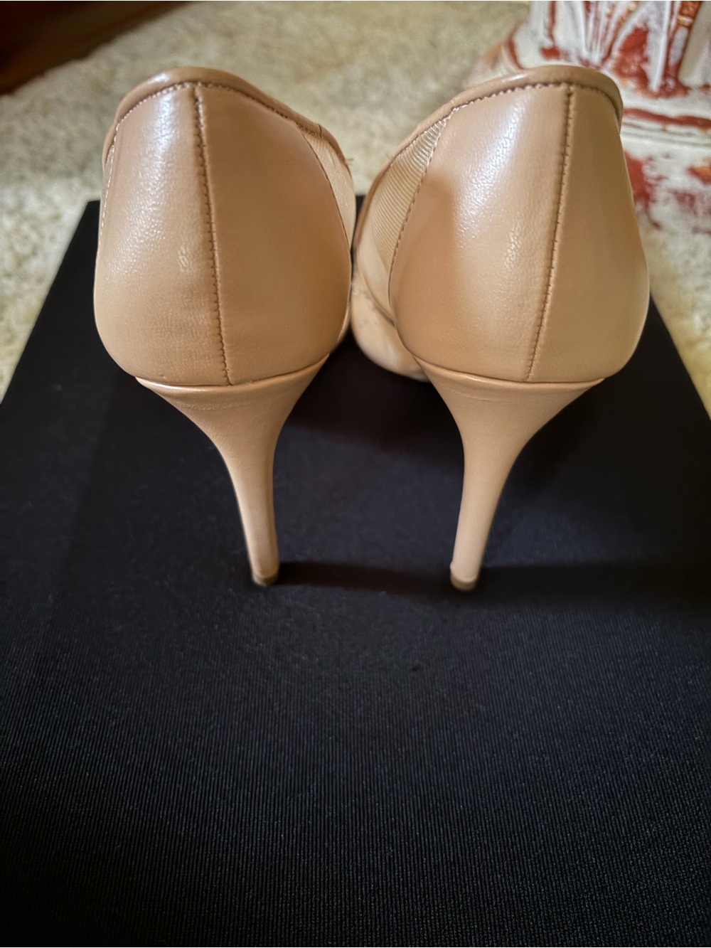 Jessica Simpson Beige Pointed-Toe Stiletto Heels